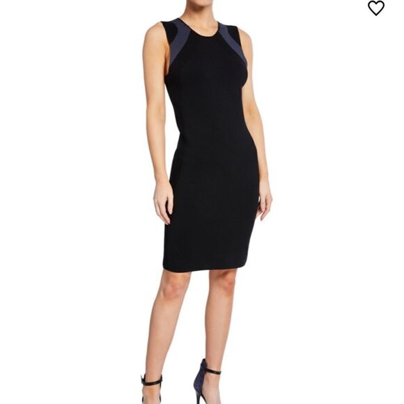 Vince Sleeveless Sweater Dress Scoop Neck SlipKnit - Picture 1 of 15